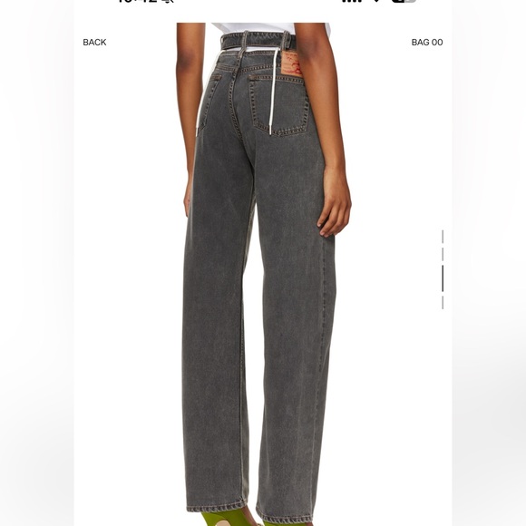 Y/PROJECT
Gray Belt Jeans - Picture 3 of 5